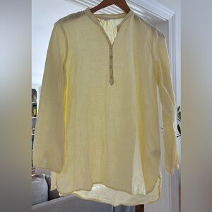 Eileen Fisher 100% Linen Blouse
